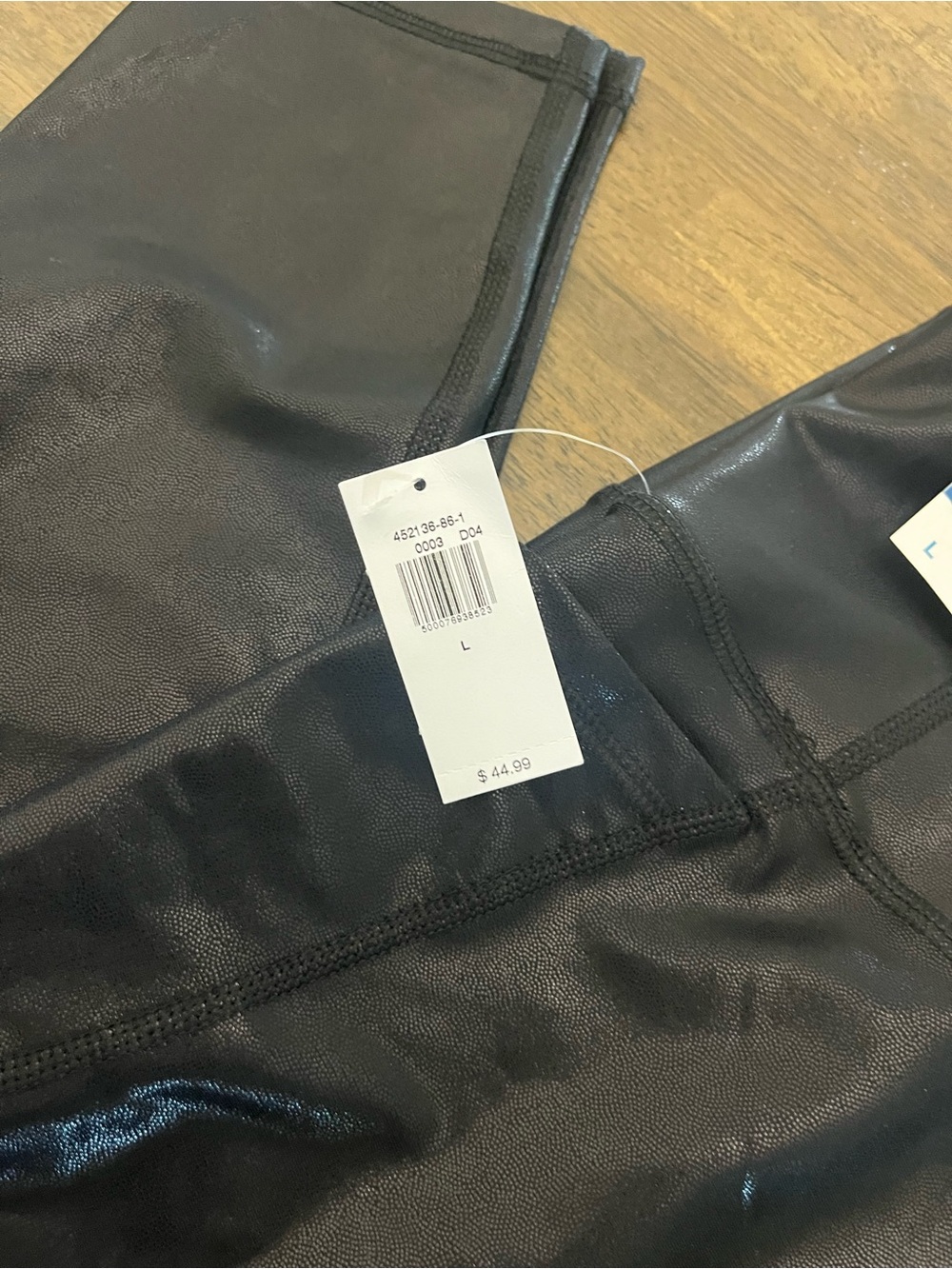 Old Navy Active Powersoft High Rise Leggings with Pockets Black Ankle Sz L NWT - Picture 5 of 6